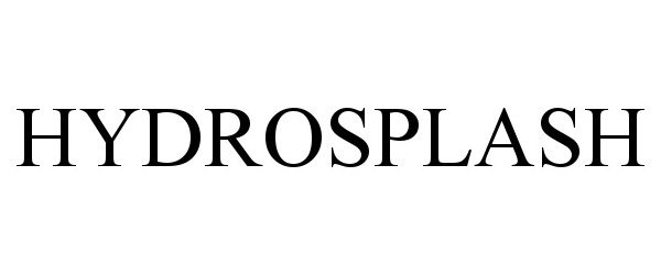 Trademark Logo HYDROSPLASH
