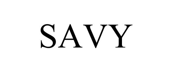 Trademark Logo SAVY