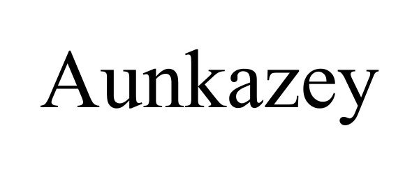 Trademark Logo AUNKAZEY