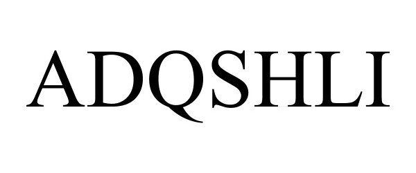 Trademark Logo ADQSHLI