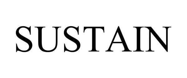 Trademark Logo SUSTAIN