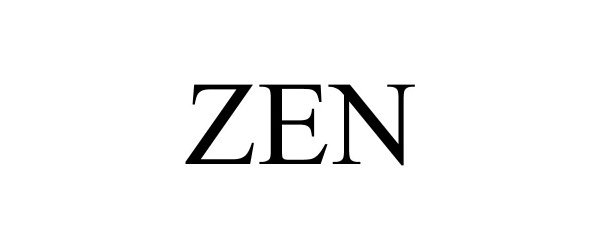 Trademark Logo ZEN