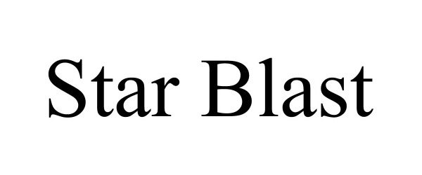 Trademark Logo STAR BLAST
