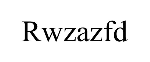 Trademark Logo RWZAZFD