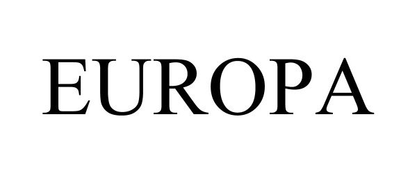 Trademark Logo EUROPA