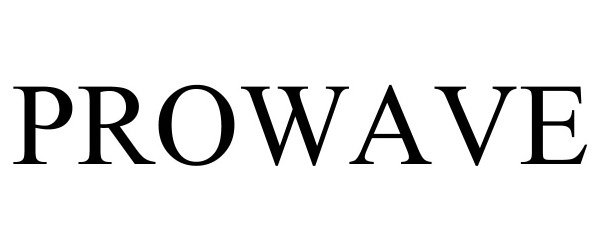 Trademark Logo PROWAVE