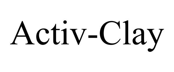 Trademark Logo ACTIV-CLAY