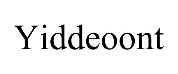 Trademark Logo YIDDEOONT