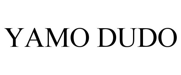 Trademark Logo YAMO DUDO