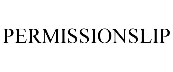 Trademark Logo PERMISSIONSLIP
