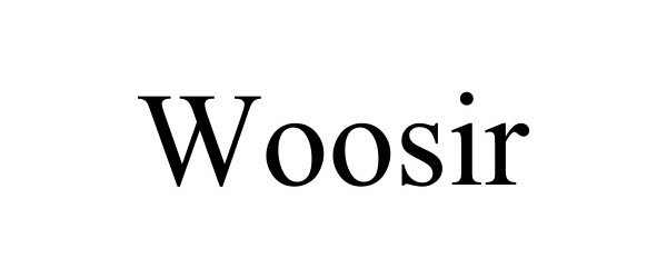 Trademark Logo WOOSIR