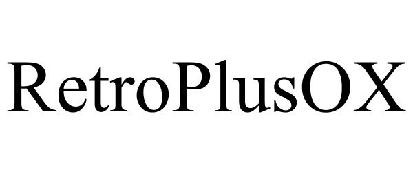 Trademark Logo RETROPLUSOX