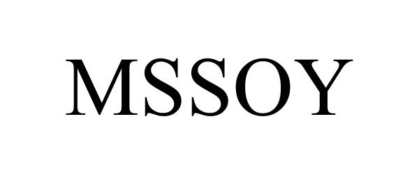 Trademark Logo MSSOY