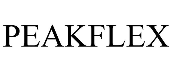 Trademark Logo PEAKFLEX