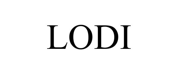 Trademark Logo LODI