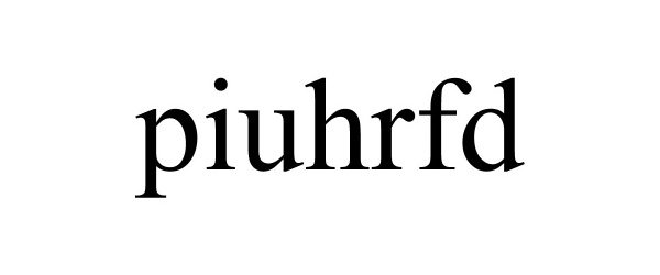 Trademark Logo PIUHRFD
