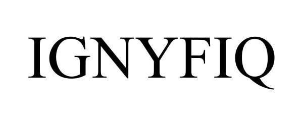 Trademark Logo IGNYFIQ