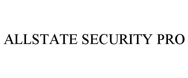  ALLSTATE SECURITY PRO