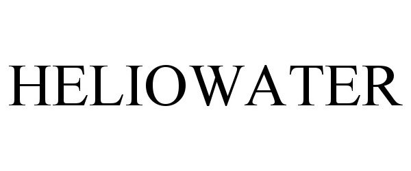 Trademark Logo HELIOWATER