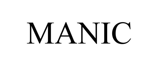 Trademark Logo MANIC