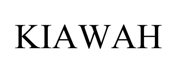 Trademark Logo KIAWAH