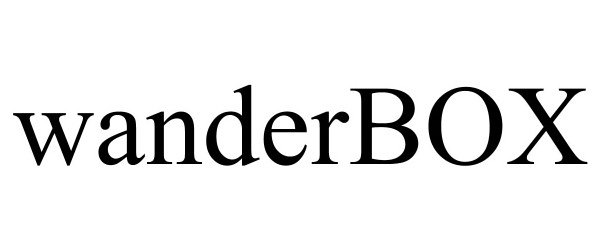 Trademark Logo WANDERBOX