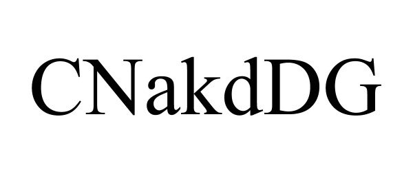 Trademark Logo CNAKDDG