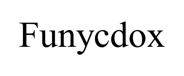 Trademark Logo FUNYCDOX