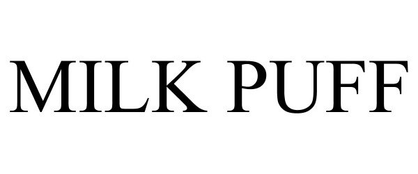 Trademark Logo MILK PUFF