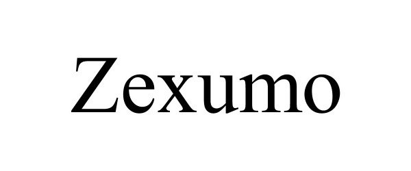 Trademark Logo ZEXUMO