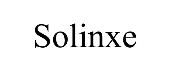 Trademark Logo SOLINXE