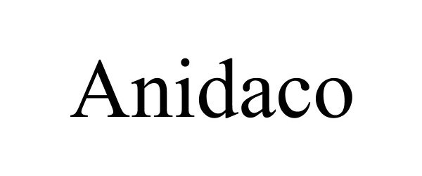 Trademark Logo ANIDACO