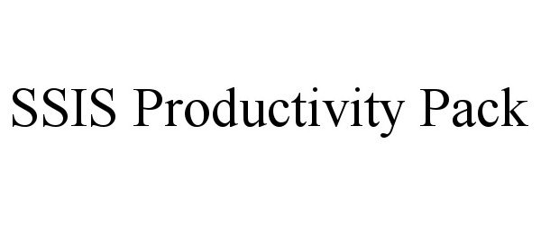  SSIS PRODUCTIVITY PACK