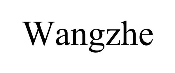 Trademark Logo WANGZHE