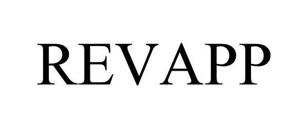 Trademark Logo REVAPP