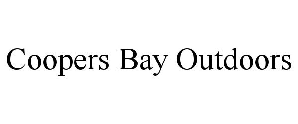 Trademark Logo COOPERS BAY OUTDOORS
