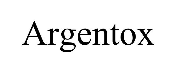 Trademark Logo ARGENTOX