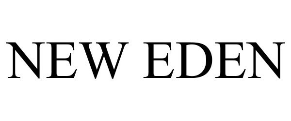 Trademark Logo NEW EDEN