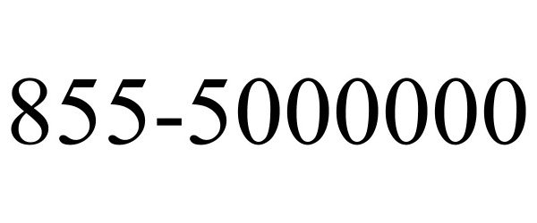 Trademark Logo 855-5000000