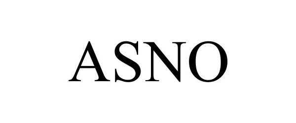 Trademark Logo ASNO