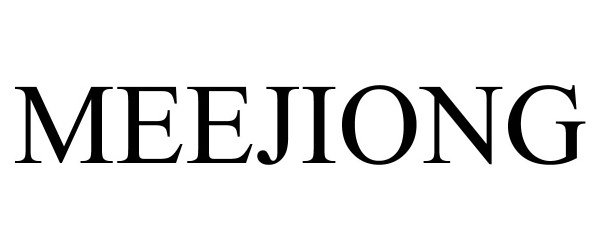 Trademark Logo MEEJIONG