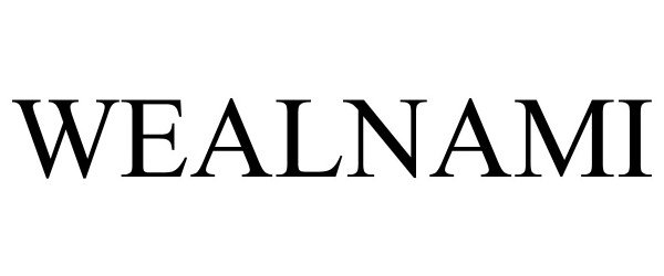 Trademark Logo WEALNAMI
