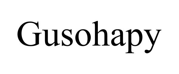 Trademark Logo GUSOHAPY
