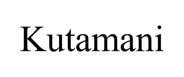 Trademark Logo KUTAMANI