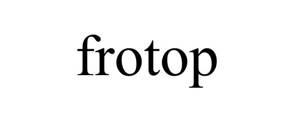 Trademark Logo FROTOP