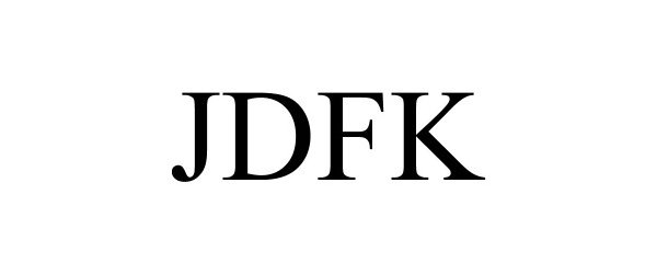 Trademark Logo JDFK
