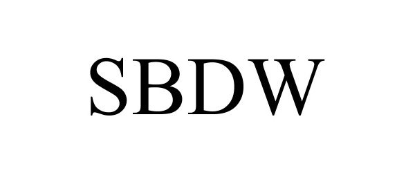 Trademark Logo SBDW