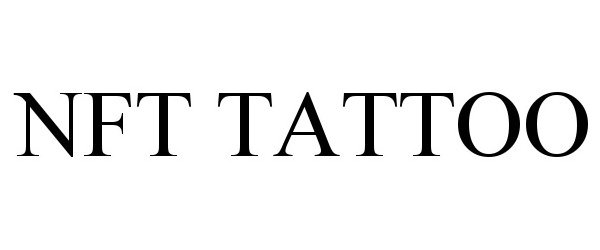 Trademark Logo NFT TATTOO