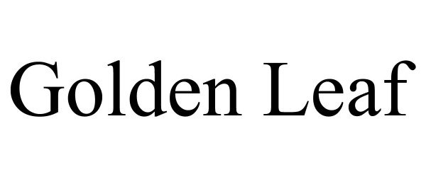 Trademark Logo GOLDEN LEAF