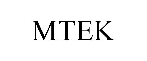 Trademark Logo MTEK